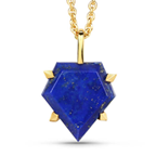 LAVZ Lapis Shield Pendant