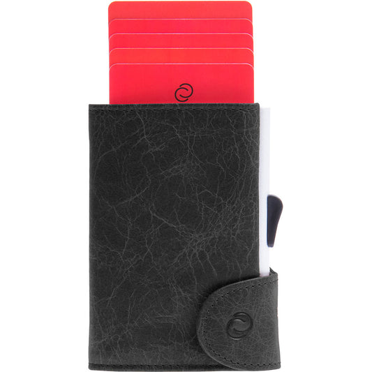 C-Secure Leather Wallet - Blackwoood