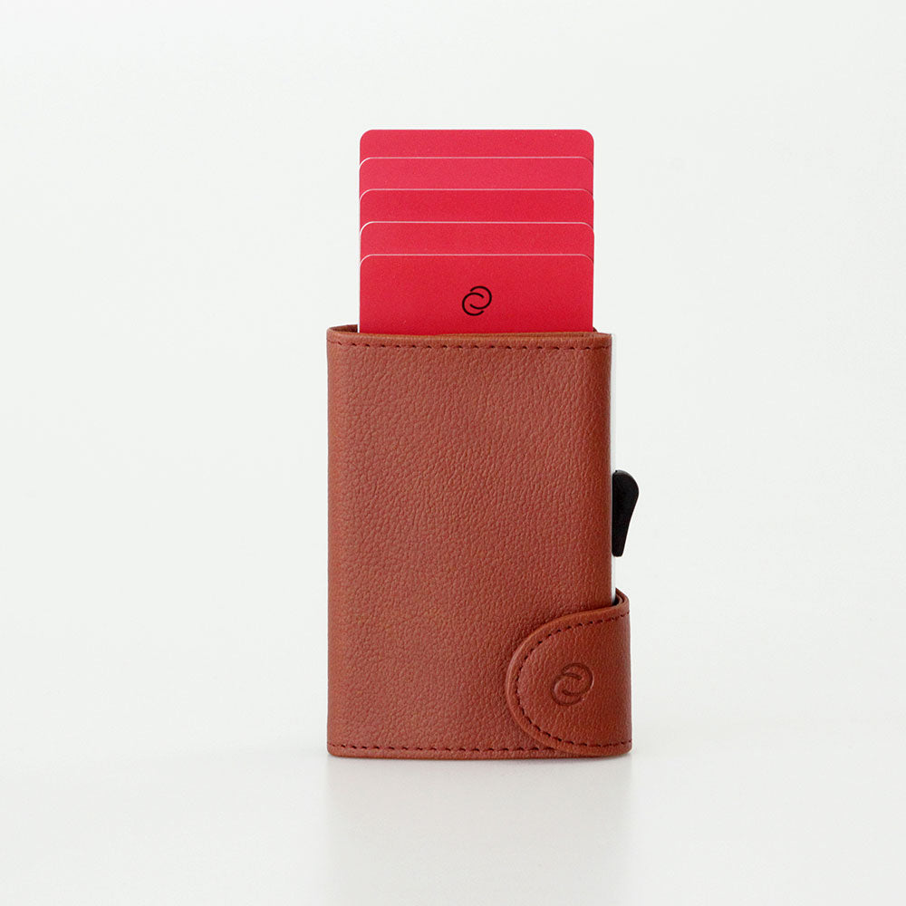 C-Secure PU Wallet - Light Brown